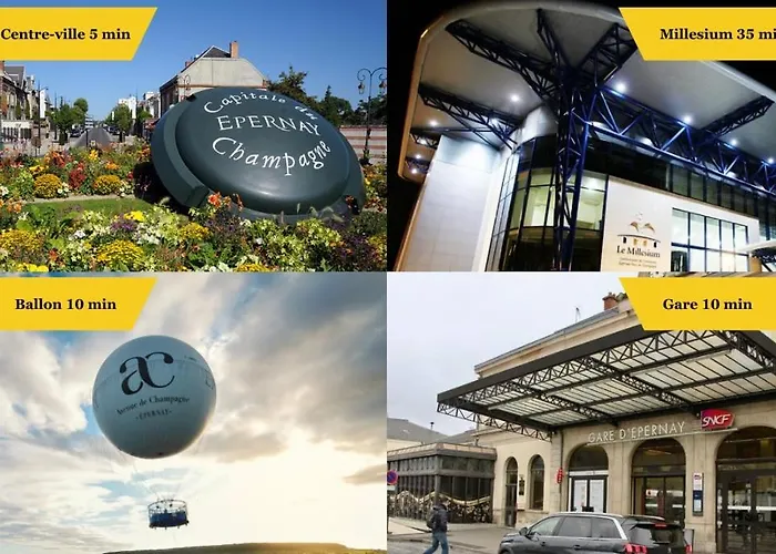 E4 Reton Avec Balneo T2 Au Couur D Apartamento Épernay