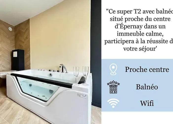 Apartamento E4 Reton Avec Balneo T2 Au Couur D Épernay